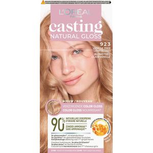 1+1 gratis: L'Oréal Casting Natural Gloss Semi-Permanente Haarkleuring 923 Vanille Zeer Lichtblond