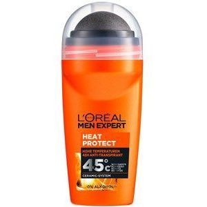 L'Oréal Men Expert Heat Protect 72H Deo Roll-On Anti-Transpirant Deodorant Roll-On, 50 g