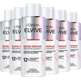 L'Oréal Paris - Elvive Bond Repair - Pre-Shampoo - 6 x 200ml - Beschadigd Haar