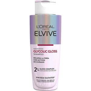 L'Oréal Paris - Elvive Glycolic Gloss - Shampoo - Met Glycolzuur - Voor Zacht en Glanzend Haar