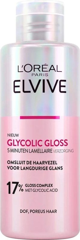 L’Oréal Paris Elvive - Glycolic Gloss - 5 Minuten Lamellaire Verzorging - Glans