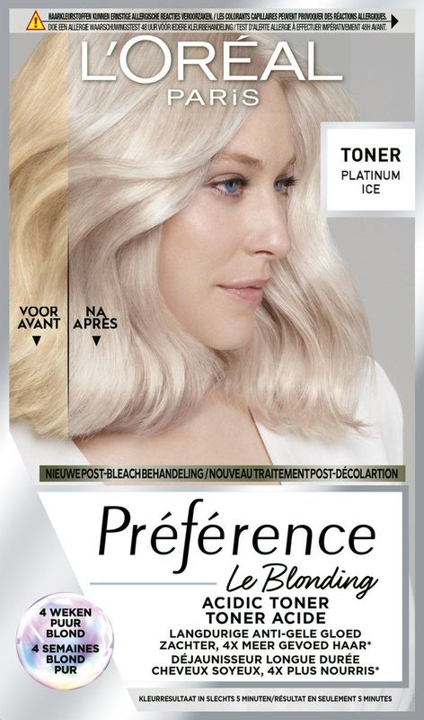 L’Oréal Paris - Préférence Le Blonding 01 - Toning - Platinum Ice