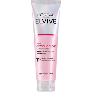 L'Oréal Paris Elvive Glycolic Gloss Conditioner - voor dof, poreus haar - met glycolic acid voor glanzend haar - 150 ml