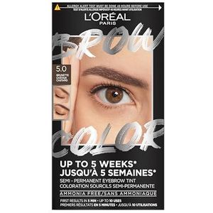L’Oréal Paris Brow Color Wenkbrauwverf Tint 5.0 Brunette 1 st