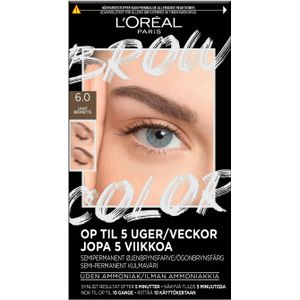 L'Oréal Paris Brow Color Semi Permanent Eyebrow Color 6.0 Light Brunette 1 st