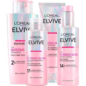 L'Oréal Paris - Elvive Glycolic Gloss - Conditioner - 150ml - Voor Dof en Poreus Haar