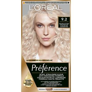 L'Oréal Paris Préférence Zeer Zeer Licht Beige Parelmoer Blond 9.2 - Permanente Haarkleuring