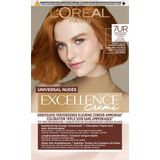 L'Oréal Paris Excellence Universal Nudes Koperrood 7UR - Permanente Haarkleuring Zonder Ammoniak