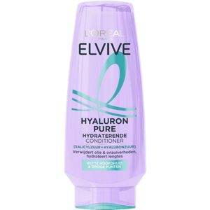 Elvive Conditioner - Hyaluron Pure - Vette Hoofdhuid - Droge Punten - 100% Gerecycled