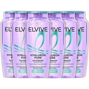 L'Oréal Elvive Hyaluron Pure Shampoo - 6 x 250 ml