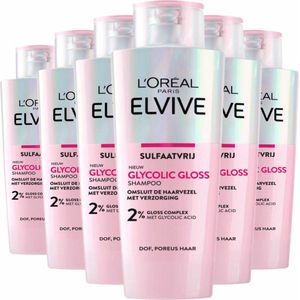 L'Oréal - Elvive Glycolic Gloss - Shampoo - Sulfaatvrij - 300ml