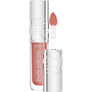 L'Oréal Paris Plump Ambition lippenolie met hyaluronzuur, vollere en soepelere lippen zonder compromissen. Intensief verzorgingsgevoel met hyaluronzuur, tot 24 uur vocht,