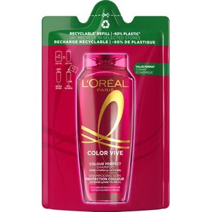L'Oréal Paris - Elvive Color Vive Shampoo Refill - Gekleurd Haar - 250ml