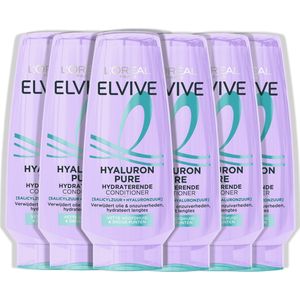 L'Oréal Paris - Elvive Hyaluron Pure Conditioner - 6x 200 ml