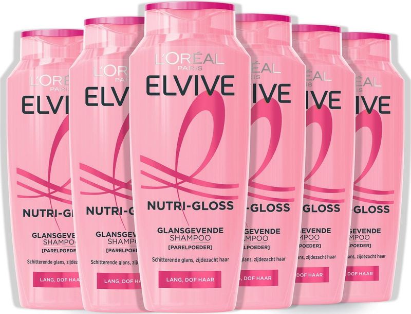 L'Oréal Paris - Elvive Nutri-Gloss - Shampoo - Glanzend - 300ml