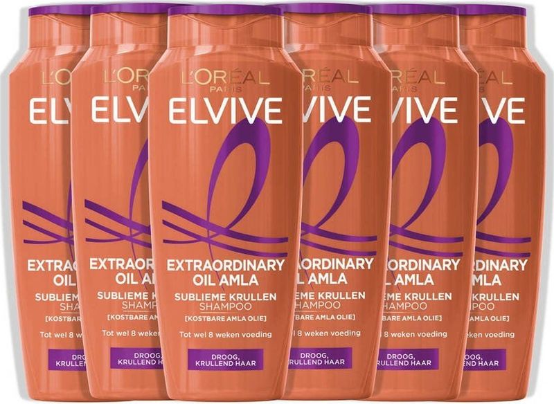 L'Oréal Paris - Elvive Extraordinary Oil Amla - Shampoo - Voor Droog, Krullend Haar