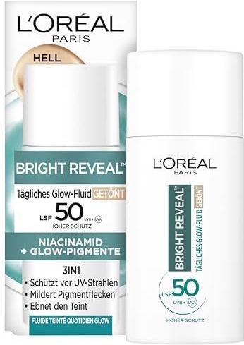 L'Oréal - UV Glow - Getinte Vloeistof - Licht/Helder - 50 ml