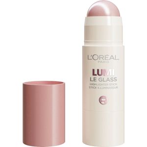 L’Oréal Paris - Lumi Le Glass Highlighter Stick - Pink Ballet - Compact formaat