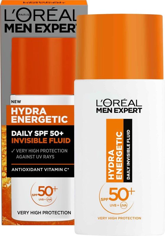 L'Oreal Paris - Men Expert - Hydra Energetic Daily UV Fluid - SPF50+ - 50ml