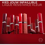 L'Oréal Paris - Infaillible Laque Resistance Lippenstift - Lak Glans Finish - Tot 16 Uur Langhoudend