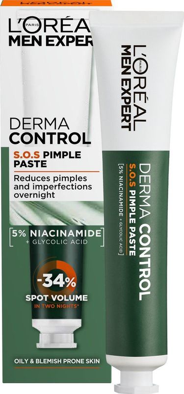 L'Oréal Paris - Men Expert - Derma Control S.O.S. Pimple Paste - 15 ml - Crème
