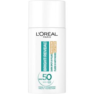 L'Oréal Paris - Bright Reveal Daily UV Fluid Tinted Glow - Zonnebrand - SPF 50+