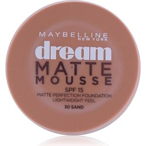 Maybelline New York - Foundationschuim mat – FPS18 – Dream Matte Mousse – zand (30)