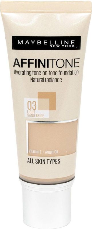 Maybelline Affinitone Foundation - 03 Light Sand Beige 30 ml