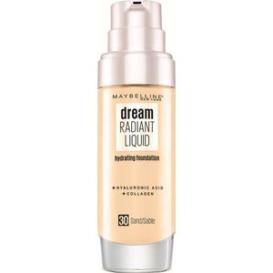Maybelline New York - Dream Radiant Liquid - 30 Sand - Foundation Geschikt voor de Droge Huid met Hyaluronzuur - 30 ml