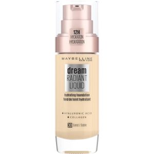 Maybelline New York - Dream Radiant Liquid - 30 Sand - Foundation Geschikt voor de Droge Huid met Hyaluronzuur - 30 ml