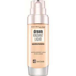 Maybelline New York - Dream Radiant Liquid - 40 Fawn - Foundation Geschikt voor de Droge Huid met Hyaluronzuur - 30 ml