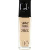 Maybelline New York Make-up teint Foundation Fit Me! Liquid Make-Up No. 110 Porcelain