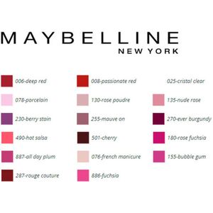 Maybelline - SuperStay - Nagellak - Rood - Langhoudend