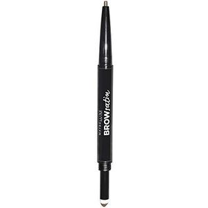 Maybelline - BROW SATIN 001 DARK BLOND - Wenkbrauwpotlood - 2 in 1 - Dubbelpuntig