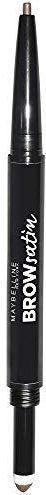 Maybelline - BROW SATIN 001 DARK BLOND - Wenkbrauwpotlood - 2 in 1 - Dubbelpuntig