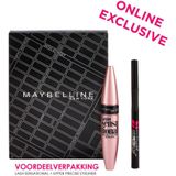 Maybelline New York Oog make-up Mascara Lash Sensational mascara voor volle wimpers No. 03 Very Black