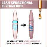 3x Maybelline Lash Sensational Mascara Waterptroof Very Black