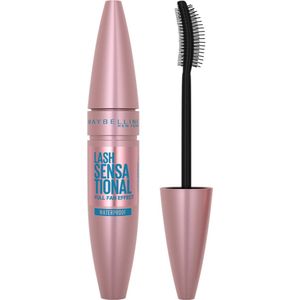 3x Maybelline Lash Sensational Mascara Waterproof Very Black