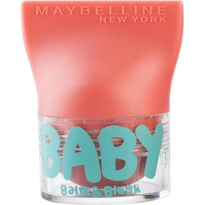 Maybelline BabyLips Balm & Blush 01 Innocent Peach lipbalsem Roze Vrouwen