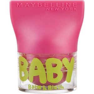 Maybelline BabyLips Balm & Blush 02 Flirty Pink lipbalsem Roze Vrouwen