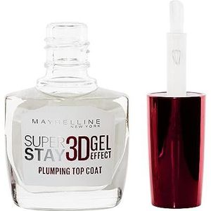 Maybelline New York - Superstay 3D Gel Effect Top Coat - Transparant - Hoogglanzend