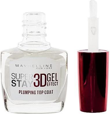 Maybelline New York - Superstay 3D Gel Effect Top Coat - Transparant - Hoogglanzend
