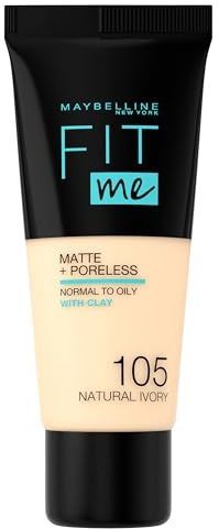 Maybelline - Fit Me Matte + Poreless Foundation - 30 ml - Medium Dekkende Foundation