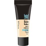 Maybelline - Fit Me Matte + Poreless Foundation - 30 ml - Medium Dekkende Foundation