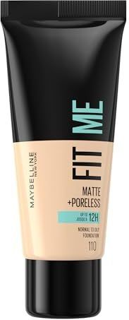 Maybelline - Fit Me Matte + Poreless Foundation - 30 ml - Medium Dekkende Foundation