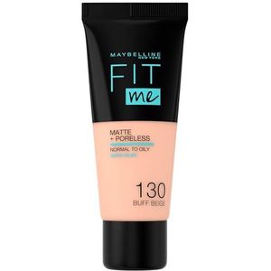 Maybelline - Fit Me Matte + Poreless Foundation 30 ml 130 Buff Beige