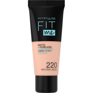 Maybelline Fit Me Matte + Poreless Foundation 220 Natural Beige