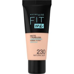 Maybelline New York - Fit Me Matte + Poreless Foundation - 230 Natural Buff - 30 ml