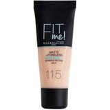 Fit ME Mat & Poreless make-up 1 stuks. 30ml 115 Ivory