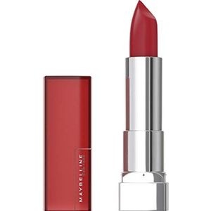 Maybelline New York Lippenstift Color Sensational Creamy mat 968 Rich Ruby, per stuk verpakt (1 x 25 g)